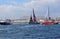 Sailing Between Spectator Boats Volvo Ocean Race Alicante 2017