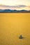 Sailing stones in the Racetrack, Death Valley