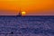 Sailing into the sunset in Aruba