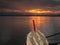 Sailing towards Bagan on the Irrawaddy River