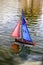 sailing toy boat wooden nautical conquest