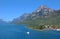 Sailing in upper waterton lake