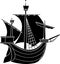 Sailing vessel stencil