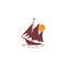 Sailing Vessels Ship Boat Sea Vacation Journey Sun Logo