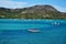 Sailing on the waters of Sardinia, in Italy