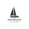 Sailing Yacht Silhouette Logo design