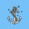 Sailor anchor icon