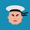 Sailor angry emoji. Russian soldier seafarer evil emotions avata