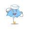 Sailor blue umbrella character cartoon