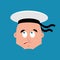 Sailor confused emoji oops. Russian soldier seafarer perplexed e