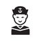 Sailor face icon. Trendy Sailor face logo concept on white background from People collection