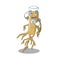 Sailor ginseng isolated with in the cartoon