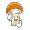 Sailor orange cap boletus mushroom character cartoon