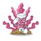 Sailor pink seaweed in the character shape