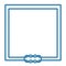 Sailor rope knot picture frame