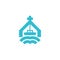 sailor symbol ship logo symbol blue waters icon design, graphic, minimalist.logo