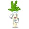 Sailor white radish in the character shape