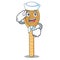 Sailor wooden spoon character cartoon