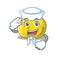 Sailor yellow apple the slices cartoon shape