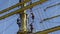 The sailors of tallship ARM CuauhtÃƒÂ©moc give a farewell during the Sail-out