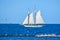 Sailors working on Sails - Tall Ships Parade On Lake Michigan in Kenosha, Wisconsin