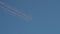Sailplane - airshow - signaling smoke