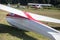 A sailplane and his towing aircraft on an airfield