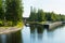 The Saimaa Canal at summer, Lappeenranta, Finland