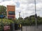 Sainsburyâ€™s gas station in lockdown period with petrol price under 1Â£, in London United