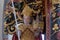 Saint Ambrose statue on the main altar in the chapel of St. Wolfgang in Vukovoj, Croatia