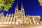 Saint Andre Cathedral on Place Pey-Berland in Bordeaux