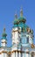 Saint Andrew orthodox church by Rastrelli in Kyiv