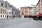 Saint-Andrew square and bronze statue of Chevalier Bayard, Grenoble, France