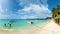 Saint Anne beach, Guadeloupe, French West Indies,