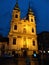 The Saint Anne Parish of Upper Watertown in Budapest city, Hungary. Tourism, religion, beauty and architecture