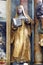 Saint Anne, a statue on the main altar in the parish church of St. Leopold Mandic in Orehovica, Croatia