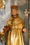 Saint Anthony statue on the Sacred Heart of Jesus altar in the church of Saint George in Plesivica, Croatia