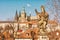 Saint Augustin statue, Charles Bridge and Prague castle