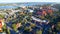 Saint Augustine, Florida. Aerial view at dusk