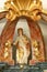 Saint Barbara statue at Sacred Heart of Jesus altar in Church of Saint George in Plesivica, Croatia