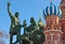 Saint Basil Cathedral on Red square, Moscow