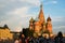 Saint Basil`s Cathedra in Moscow