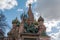 Saint Basil`s Cathedral in Moscow