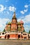 Saint BasilÂ´s Cathedral, Red Square, Moscow, Russia
