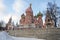 Saint Basils Cathedral and the Savior Tower, Moscow.