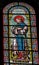 Saint Beatus Stained Glass Nimes Cathedral Gard France