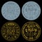 Saint Benedict Medals Set variable colors with outline