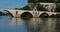 The Saint Benezet bridge, Avignon, Vaucluse department, France