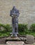 Saint Bernard of Clairvaux by Octavio Medellin at the Saint Bernard of Clairvaux Catholic Church in Dallas, Texas.