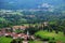 Saint-Bertrand de Comminges seen from above